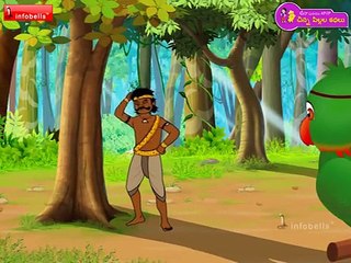 Two Parrots Tina Bana Telugu Stories for Kids
