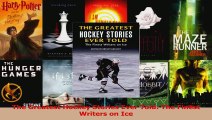 PDF Download  The Greatest Hockey Stories Ever Told The Finest Writers on Ice PDF Full Ebook