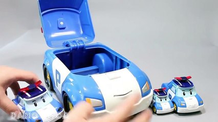 Xe ô tô đồ chơi Robocar Poli cho bé chơi trò chơi với xe ôtô cảnh sát
