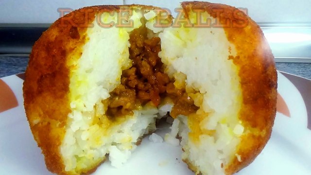 RICE BALLS - easy food recipes for beginners to make at home - tasty dinner