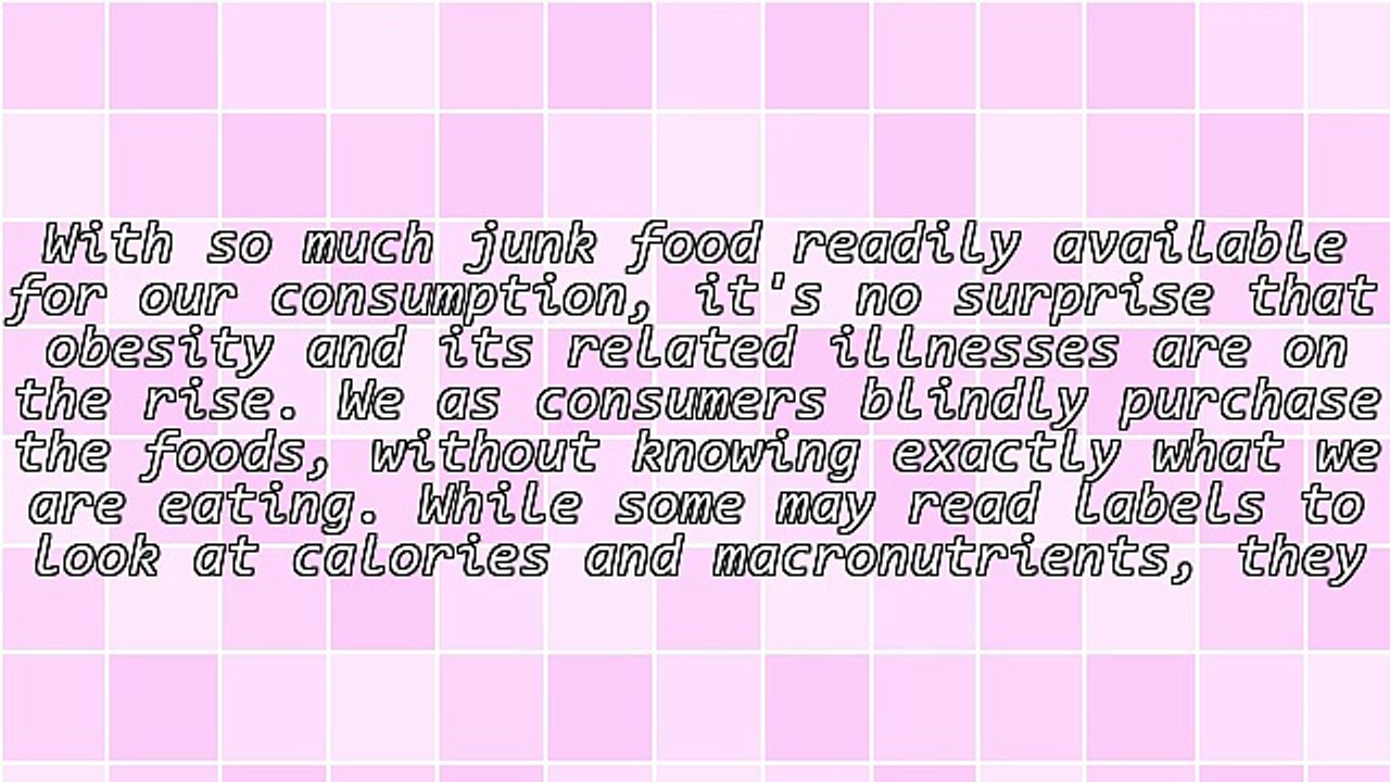 Food Is Fuel For Your Body, Choose Wisely