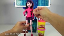 Clay Dough MONSTER HIGH Elizabeta Play Doh Makeover as Trigon from TEEN TITANS GO! Elizabeta