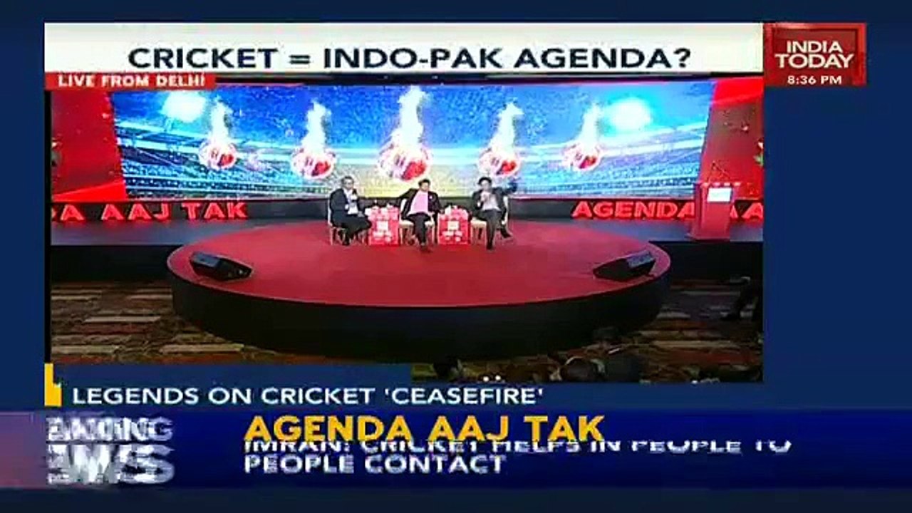 Imran Khan Speaks for pakistan in Indian
