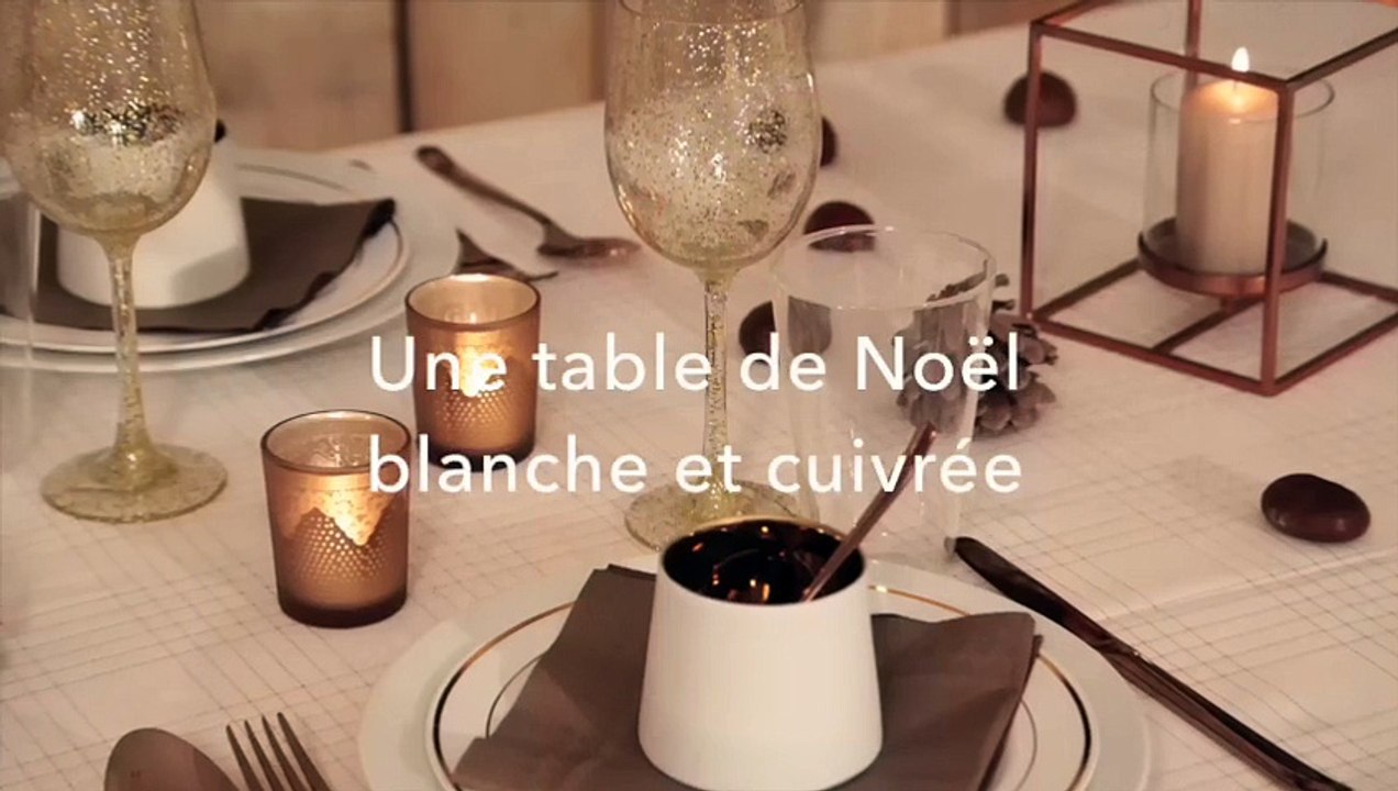 DIY : Déco de table : Ambiance déco de table cuivrée