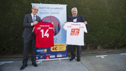 Presentació del partit de la Marató de TV3 2015