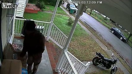 Porch Pirate On A Bike