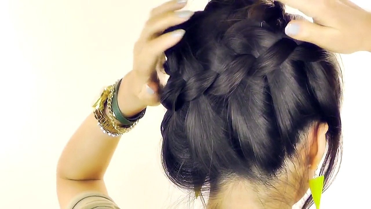How to Do A Halo MilkMaid Braid Tutorial | Cute Braids Hairstyles | Braided new