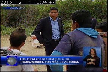 Policía rescata a pescadores secuestrados