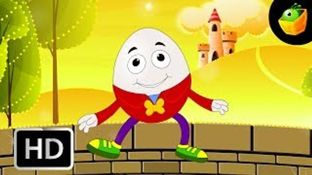 Humpty Dumpty Sat On A Wall English Nursery Rhymes Cartoon/Animated Rhymes For Kids