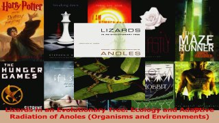 PDF Download  Lizards in an Evolutionary Tree Ecology and Adaptive Radiation of Anoles Organisms and PDF Full Ebook
