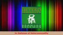 In Defense of Heterosexuality Read Online