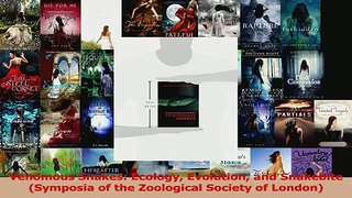 Download  Venomous Snakes Ecology Evolution and Snakebite Symposia of the Zoological Society of PDF Online