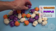 Learn Colours with Halloween Fruit Candy Powder! Fun Learning Contest!