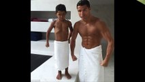Cristiano Ronaldo and son Cristiano Jr - THE BEST OF