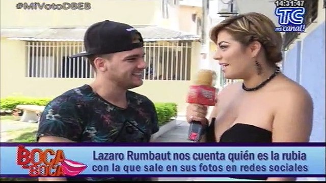 Lázaro Rumbaut nos cuenta quién es la rubia con la que sale en sus fotos en redes sociales