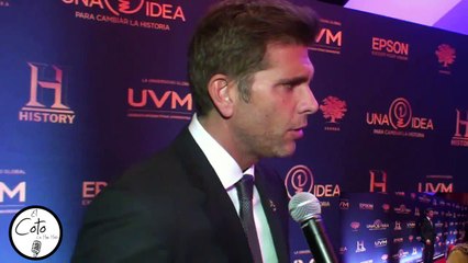 Entrevista a Christian Meier en la Alfombra Roja de #1IdeaParaCambiarlaHistoria