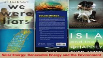 PDF Download  Solar Energy Renewable Energy and the Environment Read Online