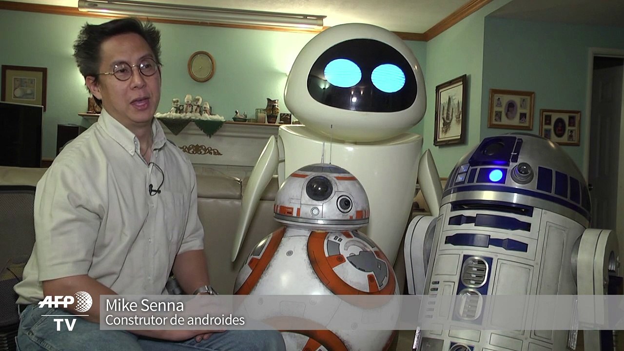Fã de Star Wars cria réplicas de R2D2 e BB8