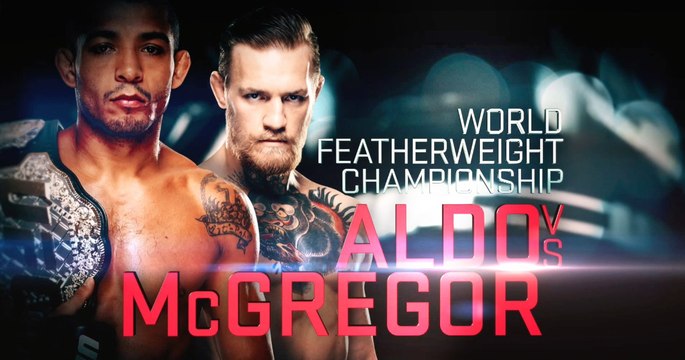 UFC 194 Jose Aldo vs Conor McGregor FEATHERWEIGHT TITLE FIGHT
