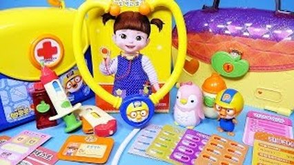 Pororo Baby Doll Doctor hospital toys 콩순이 병원놀이, 뽀로로 미니특공대 ��
