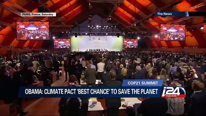 Obama : Climate Pact 'best chance' to save the Planet