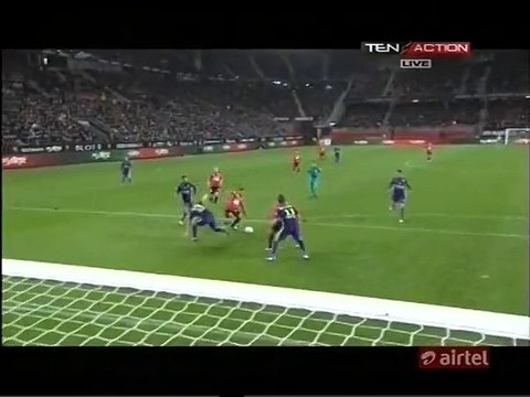 1-0 Juan Quintero Lucky Goal _ Stade Rennes v. Caen - 11.12.2015 HD