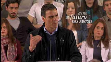 Sánchez anima a culminar el 20D el "gran cambio político" iniciado el 24M