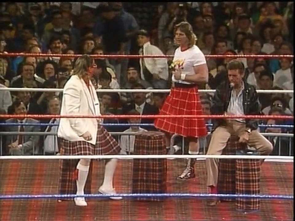 WWF Wrestlemania V - Piper's Pit With Morton Downey Jr.