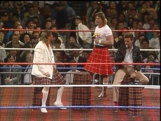 WWF Wrestlemania V - Piper's Pit With Morton Downey Jr.