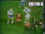 pelea tremenda de jugadores de futbol