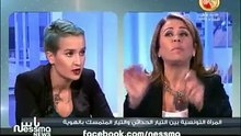 في نسمة على المباشرسنية الزكراوي تعطيها لأمينة لا تقرا لا تكتب شكونك إنتي باش تجي إنت تمثّل المرأة التونسيّة