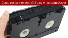 Tens vídeos antigos em cassetes que gostavas de guardar? Aprende a passá-los para o computador!