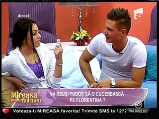 Tudor si Florentina MPFM 5, un nou cuplu in casa Mireasa pentru fiul meu