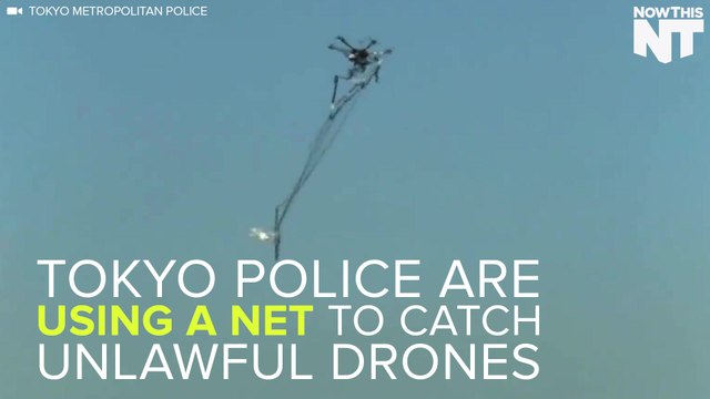 Japan Is Using Nets To Catch Rogue Drones
