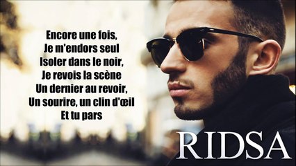 Ridsa - Tout oublier (Acoustique) [Vidéo Lyrics]