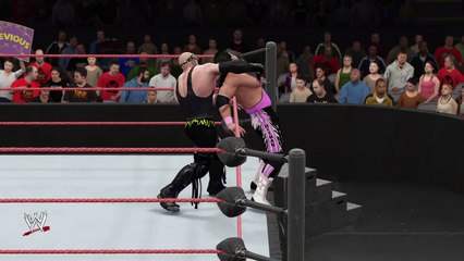 WWE 2K16 bret hart v eazy b