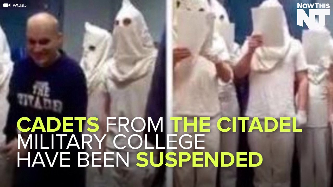 Cadets From The Citadel Suspended For KKK-Like Costumes