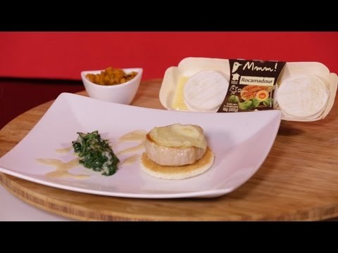 Recette de fêtes : Pavé de veau au Rocamadour, chutney de citrouille et pistache - 750 Grammes
