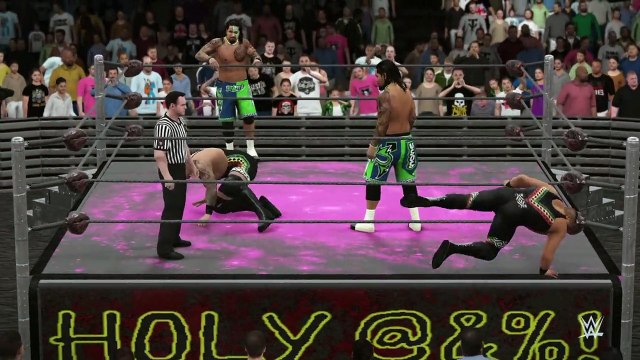 WWE 2K16 the uso's v the nation