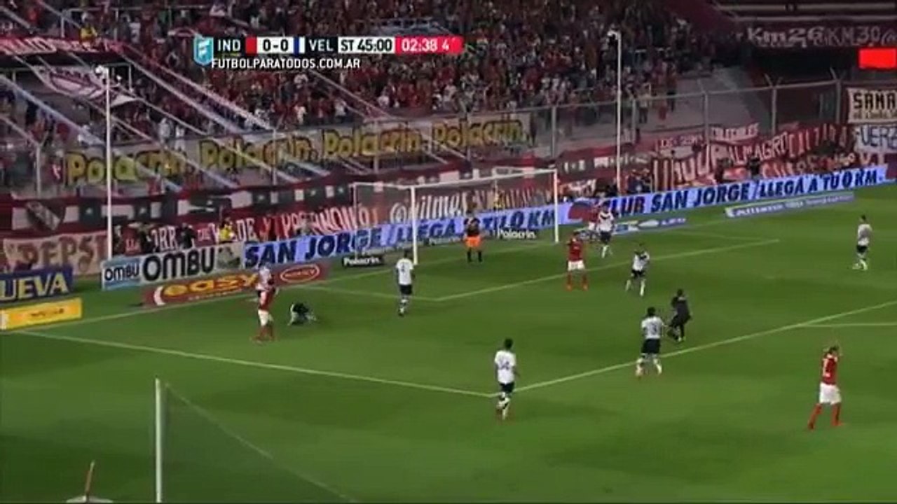 Gol de Rodríguez. Independiente 1 - Vélez 0. Fecha 30. Primera División 2015. FPT