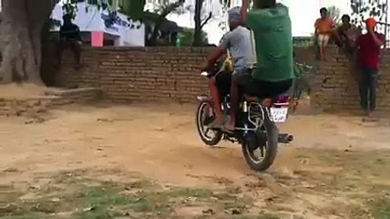 genius guys with flying bike :D