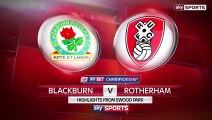 VIDEO Blackburn Rovers 1 – 0 Rotherham United (Championship) Highlights