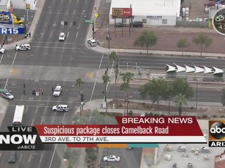 Unknown package left at light rail platform