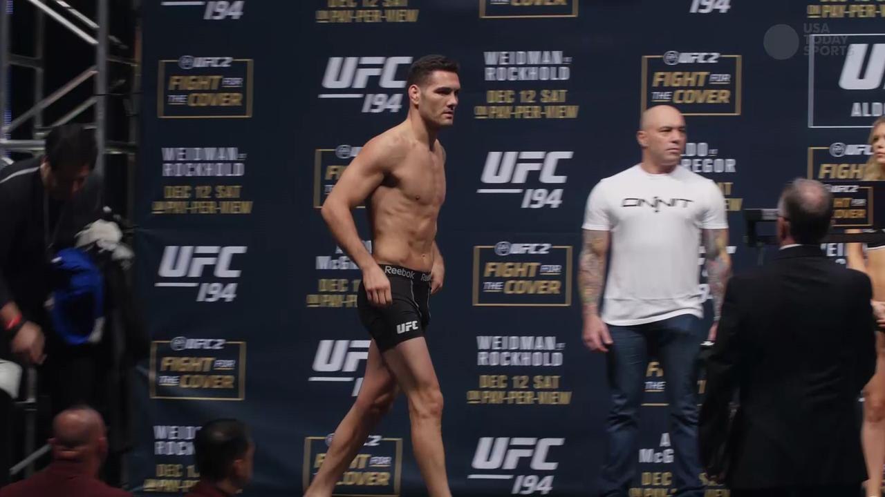 UFC 194 Chris Weidman vs Luke Rockhold Weigh In Highlight