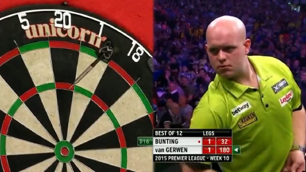 2015 Premier League of Darts Week 10 Bunting vs van Gerwen