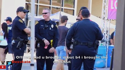 Pot Dealing with Cops Police Prank 2014