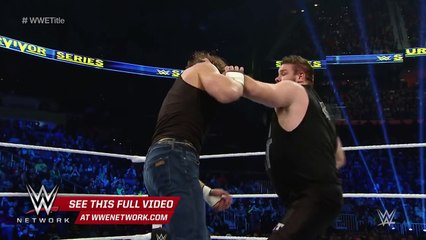 WWE Network׃ Ambrose vs. Owens - WWE World Heavyweight Title Semifinal׃ WWE Survivor Series