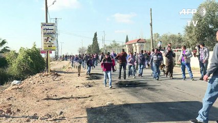 West Bank: clashes between Palestinians and Israeli forces