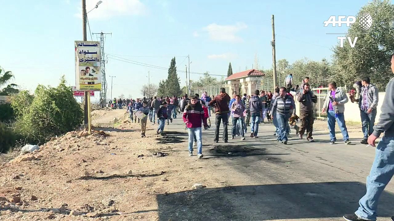 West Bank: clashes between Palestinians and Israeli forces