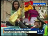 Imagen del Divino Niño recorrió las calles de Cuenca